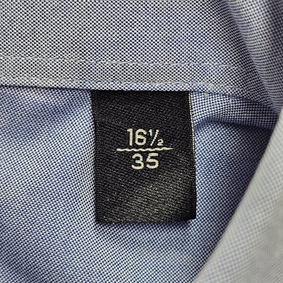 Gitman Brothers Non-Iron 2 Ply Pinpoint Oxford Button Down 16.5 - Picture 5 of 7